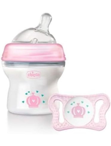 Chicco natural feeling succhietto micrò con biberon 150 ml 0-2m