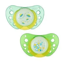 Chicco Physioforma Air Succhietto Luminoso in Silicone 0m+ 2 Pezzi