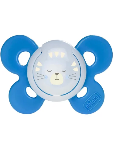 Chicco physioforma comfort succhietto silicone luminoso blu 16-36m 1 pezzo Chicco physioforma comfort succhietto silicone luminoso blu 16-36m 1 pezzo