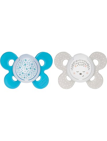 Chicco physioforma comfort succhietto in silicone luminoso bambino 16-36m 2 pezzi