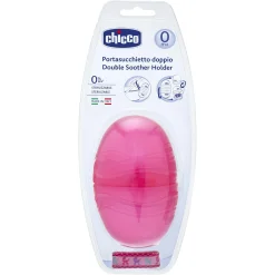 Chicco Portasucchietto Doppio Rosa 0m+ 1 Pezzo