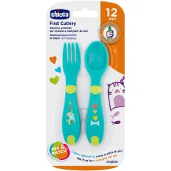 Chicco Prime Posatine in Plastica 12m+ 2 Pezzi