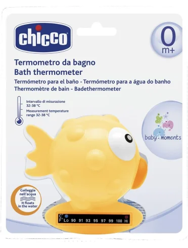 Chicco termometro bagno pesce palla arancione Chicco termometro bagno pesce palla arancione