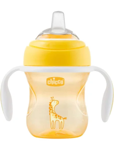 Chicco transition cup bicchiere unisex 4m+ 200 ml Chicco transition cup bicchiere unisex 4m+ 200 ml