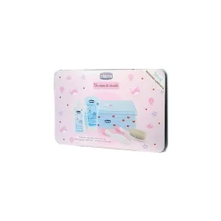 Chicco Set Un Mare di Coccole Bagno Shampoo + Crema + Spazzola + Pettine Rosa