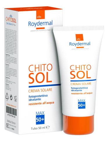 Chitosol crema solare viso alta protezione spf50+ 50 ml