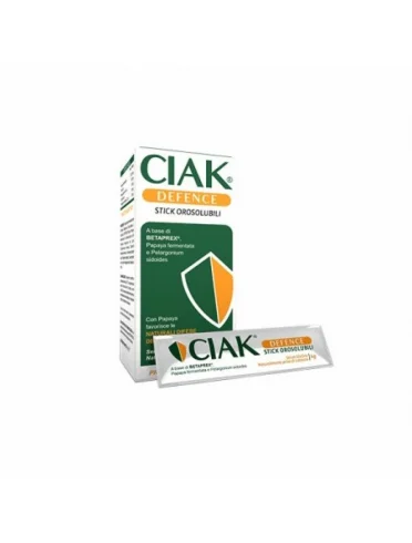 Ciak defence - integratore per difese immunitarie - 15 stick orosolubili