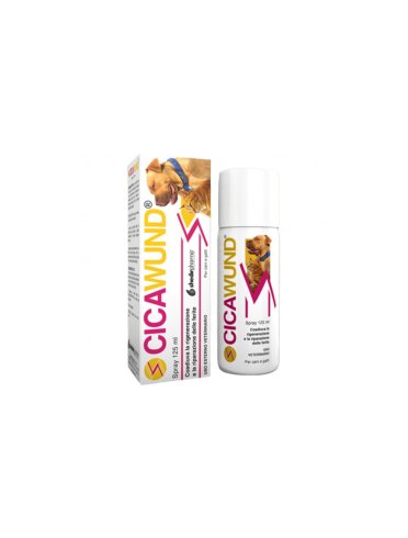 Cicawund spray - trattamento di riparazione delle ferite di cani e gatti - 125 ml