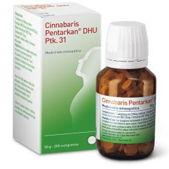 Cinnabaris Pentarkan DHU Ptk.31 Medicinale Omeopatico 200 Compresse