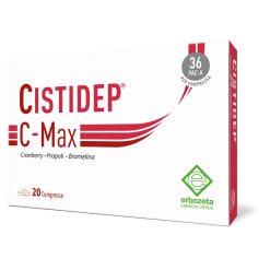 Cistidep C-Max - Integratore per il Benessere delle Vie Urinarie - 20 Compresse