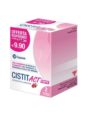 Cistit act forte integratore cistite 30 capsule