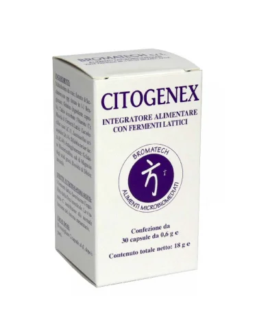 Citogenex - integratore di fermenti lattici con vitamina c - 30 capsule Citogenex - integratore di fermenti lattici con vitamina c - 30 capsule