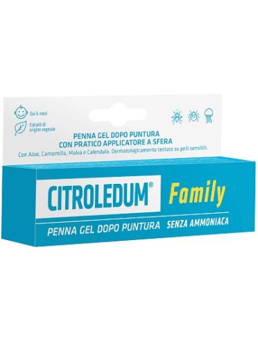 Citroledum family - penna gel dopo-puntura insetti senza ammoniaca - 1 stick