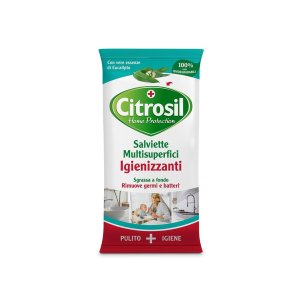 Citrosil - Salviette Igienizzanti Multiuso con Eucalipto - 40 Pezzi