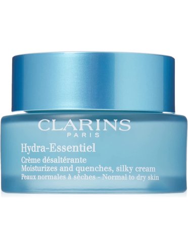 Clarins hydra-essentiel silky cream - crema viso idratante per pelle normale e secca - 50 ml