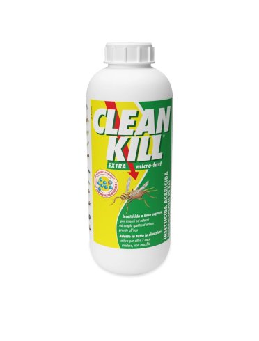 Clean kill extra micro-fast - insetticida liquido per interni ed esterni - 1 litro