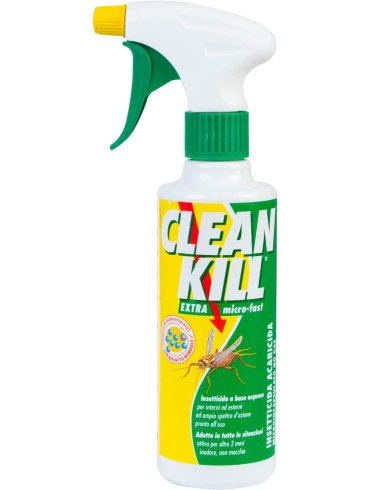 Clean kill extra micro-fast - insetticida liquido per interni ed esterni - 375 ml