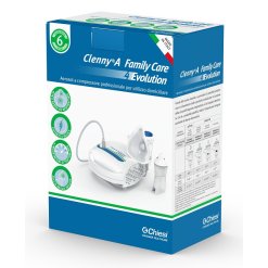 Clenny A Family Care 4 Evolution - Aerosol a Compressore per Alte e Basse Vie Respiratorie