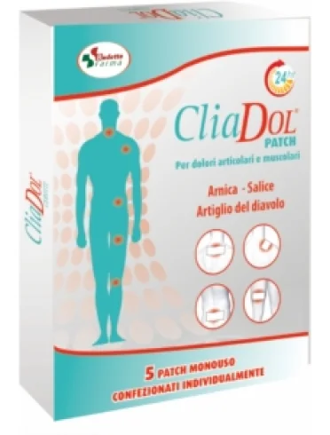 Cliadol cerotto per dolori muscolari e articolari 5 pezzi Cliadol cerotto per dolori muscolari e articolari 5 pezzi