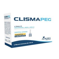 Clismapeg - Clistere per Trattamento della Stitichezza - 2 Flaconi x 120 ml