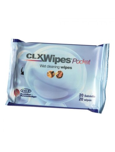 Clx wipes pocket salviettine veterinarie detergenti 20 strappi