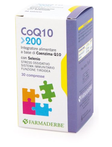 Coq10 200 integratore coenzima q10 30 compresse