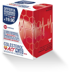Colesterol Act Forte Plus Integratore Controllo Colesterolo 60 Compresse