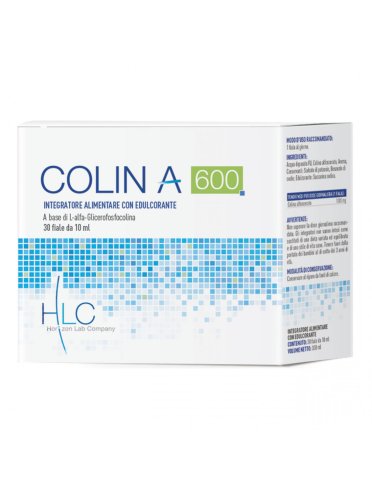 Colin a 600 - integratore per fatica mentale - 30 fiale x 10 ml