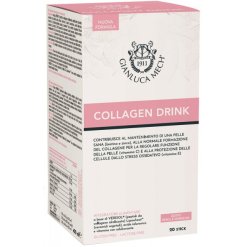 Gianluca Mech Collagen Drink - Integratore per il Benessere della Pelle - 20 Bustine x 20 ml