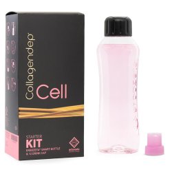 Collagendep Cell Starter Kit - Integratore per Inestetismi della Cellulite Gusto Pesca - 12 Drink Cap + Smart Bottle