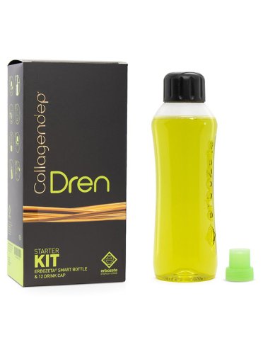 Collagendep dren starter kit - integratore per inestetismi della cellulite - 12 drink cap + smart bottle