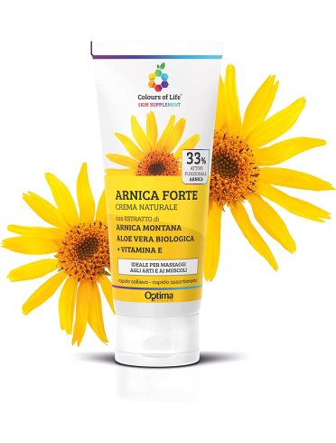Colours Of Life Skin Supplement Arnica Forte - Crema Corpo per Dolori  Muscolari e Articolari - 100 ml