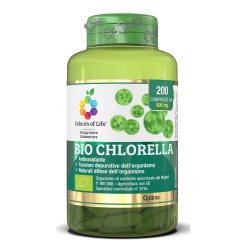 Colours Of Life Bio Chlorella - Integratore Depurativo e Antiossidante - 200 Compresse