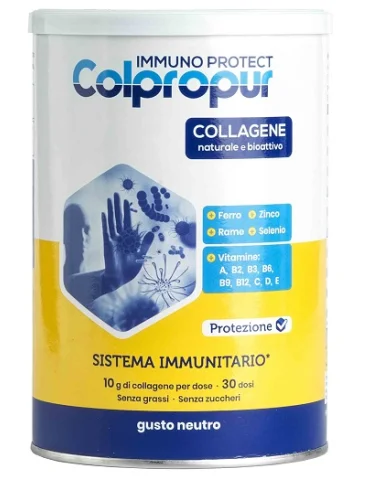 Colpropur immuno protect - integratore per difese immunitarie - 309 g Colpropur immuno protect - integratore per difese immunitarie - 309 g