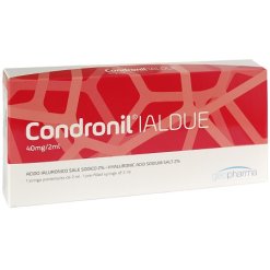Condronil Ialdue - Siringa Intra-Articolare con Acido Ialuronico Sale Sodico - 1 Siringa x 2 ml