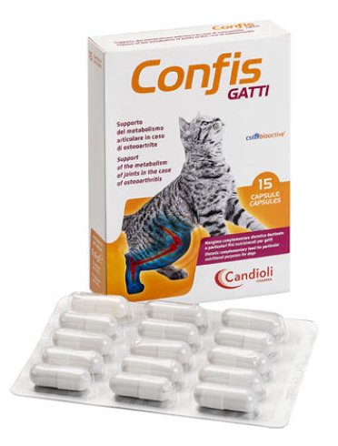 Confis gatti mangime per osteoartrite 15 capsule