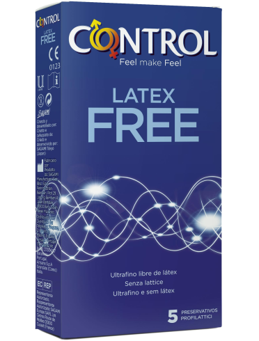 Control preservativo new latex free 5 pezzi