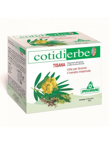 Cotidierbe tisana - integratore per la regolarità intestinale - 15 bustine