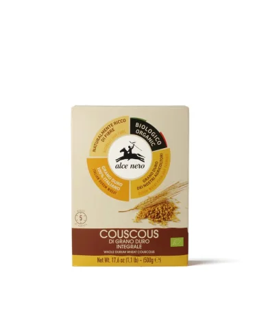 Couscous grano duro integrale biologico 500 g Couscous grano duro integrale biologico 500 g