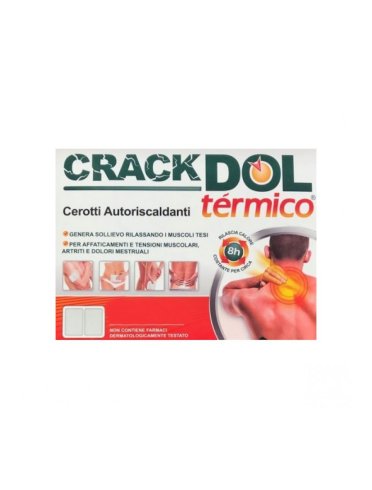 Crackdol termico - cerotti autoriscaldanti per dolori muscolari e articolari - 6 pezzi