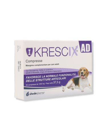 Krescix ad - integratore per il benessere delle articolazioni di cani e gatti - 30 compresse divisibili