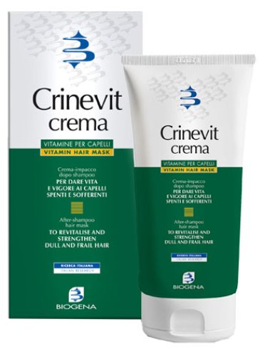 Biogena crinevit crema - crema dopo shampoo rinforzante per capelli secchi e deboli - 150 ml