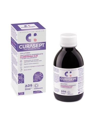 Curasept ads + dna - colluttorio trattamento rigenerante con clorexidina 0.20 - 200 ml