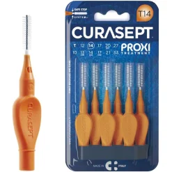 Curasept Proxi T14 Arancio Scovolini Interdentali 6 Pezzi