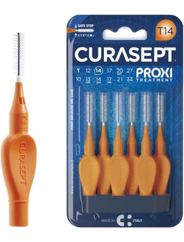 Curasept proxi t14 arancio scovolini interdentali 6 pezzi