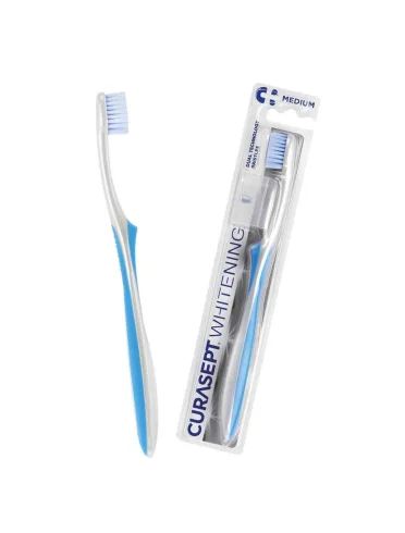 Curasept whitening spazzolino medio 1 pezzo Curasept whitening spazzolino medio 1 pezzo