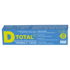 D Total+ - Integratore di Vitamina D e Calcio - 20 compresse Effervescenti