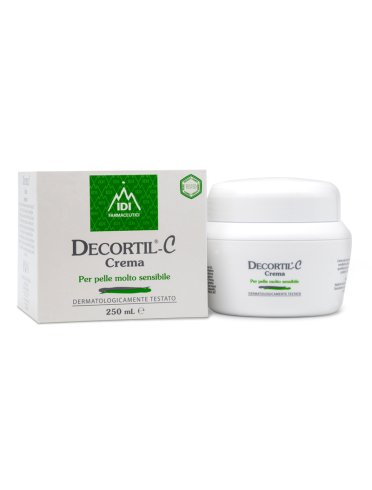 Decortil c - crema corpo lenitiva idratante per pelle sensibile - 250 ml