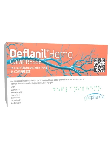 Deflanil hemo - integratore per microcircolo - 14 compresse Deflanil hemo - integratore per microcircolo - 14 compresse