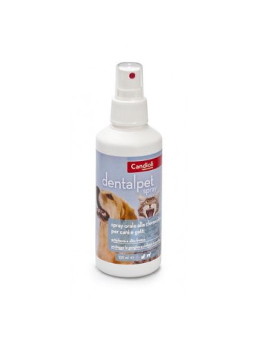 Dentalpet collutorio spray per cani e gatti 125 ml